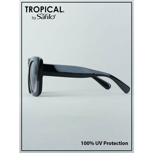 фото Солнцезащитные очки tropical by safilo la taqueria, оправа: пластик, с защитой от уф, для женщин, черный