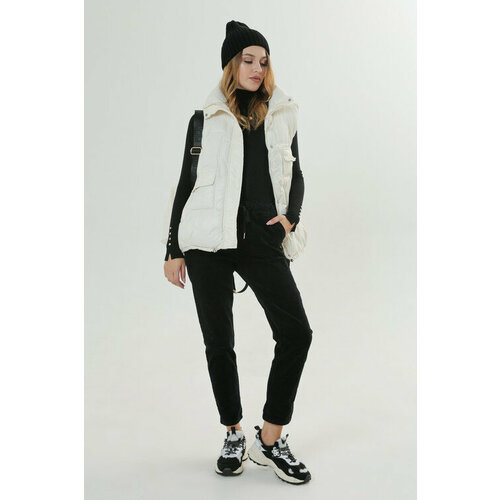 фото Брюки , размер 3xl, черный moda italia