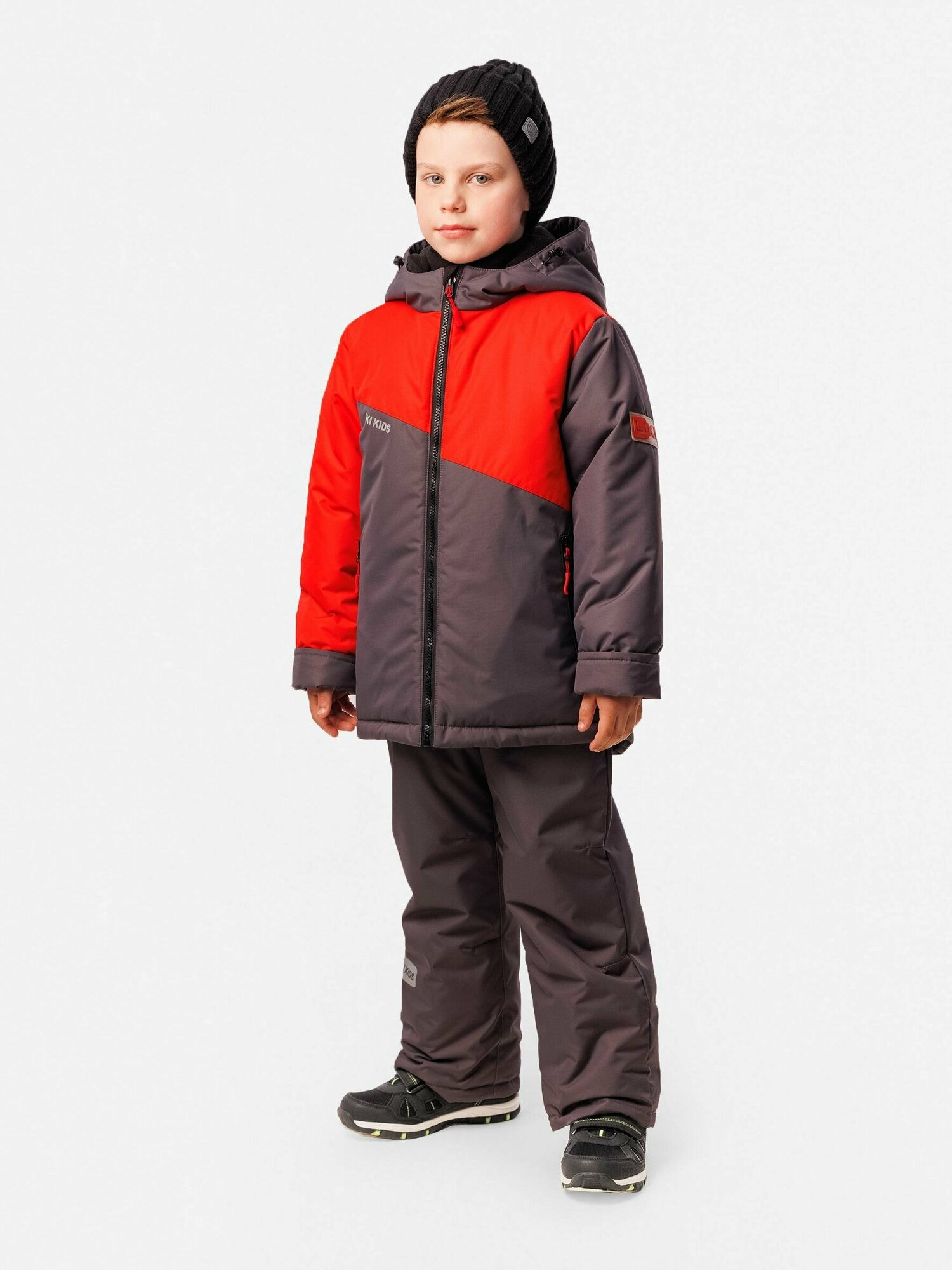 Комплект верхней одежды UKI KiDS размер 116, , темно-серый — фото 1