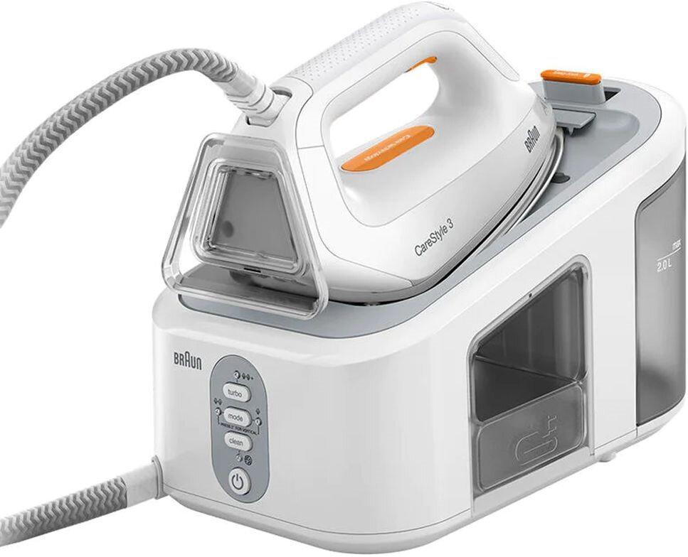 Парогенератор Braun IS3132WH, белый / оранжевый
