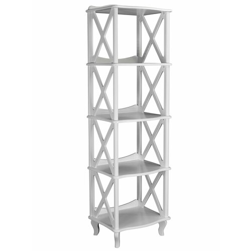 Этажерка-стеллаж PASSO PRIMA 4, дуб молочный