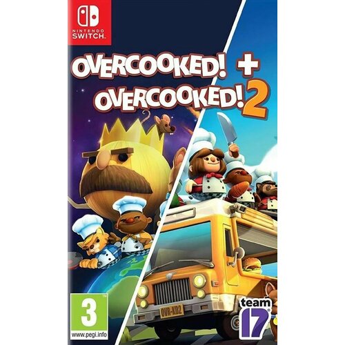 Игра Overcooked & Overcooked! 2 - Double Pack (Nintendo Switch, английская версия) pikmin 4 [nintendo switch английская версия]