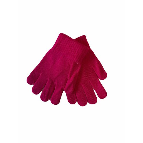 фото Перчатки корона, размер 2-3 лет, красный, розовый