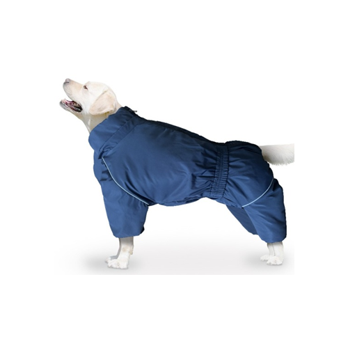 Зимний комбинезон для собаки крупной породы размер : 7XL (синий)