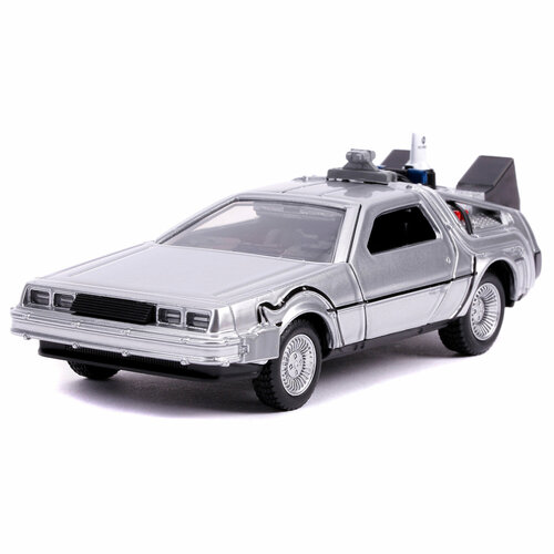 Модель Машинки Jada Toys Hollywood Rides 1:32 Time Machine (Back To The Future-2) 30541 welly 1 24 dmc 12 delorean time machine back to the future car static die cast vehicles collectible model car toys