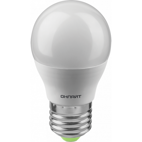 (3 шт.) Лампа онлайт 90 065 OLL-G45-12-230-6.5K-E27-FR