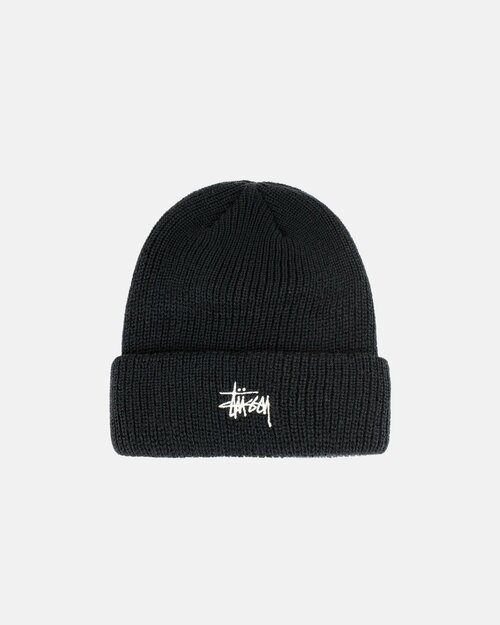 Шапка бини Stussy, размер OneSize, черный