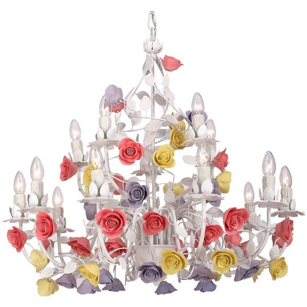 Большая люстра Fiori di rose 185.10.5