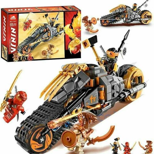 Конструкторы Ниндзяго Раллийный мотоцикл Коула / Ninjago 11327 / 230 деталей