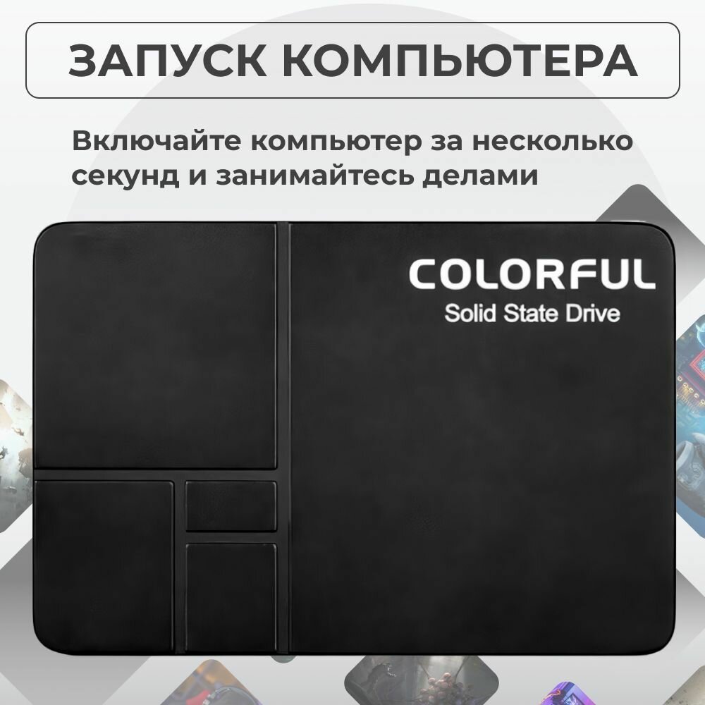 Жесткий диск SSD Colorful 256Gb 2.5" SATA [SL500 256GB] - фото №14
