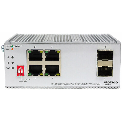 Коммутатор Origo OI2200 OI2206P120WA1A PoE 120ВтНеуправляемый Layer 2 1881600₽