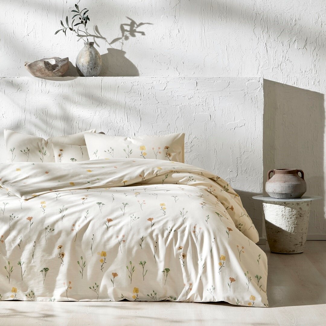 фото Постельное белье ЭКО хлопок BENDIS зеленый евро, TAC-Турция.