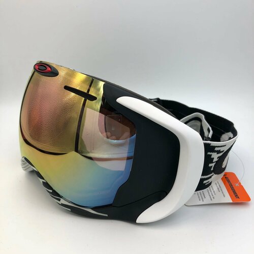 Горнолыжная маска с GPS и Wi-Fi Oakley AirWave 1.5 Goggle Hyperdrive, цвет Белый/Розовый