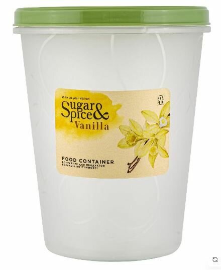 Контейнер для еды и продуктов Sugar&Spice Vanilla 1л фисташка