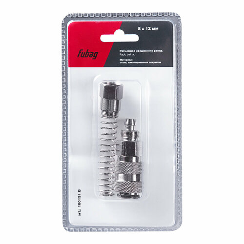 фото Муфта, переходник fubag 180131 b рапид 1/4f, рапид 1/2m