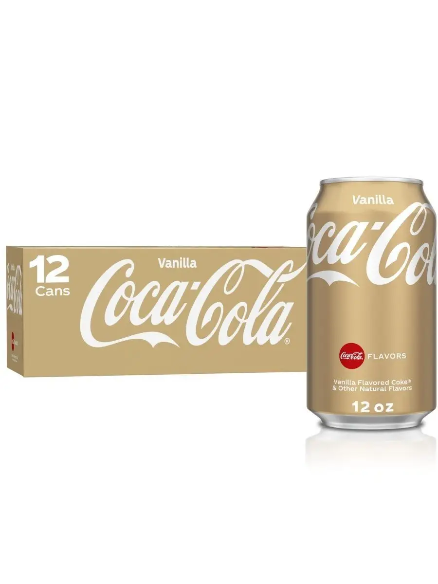 Газированный напиток Coca-Cola Vanilla (США) 0.355 л ж/б упаковка 12 штук