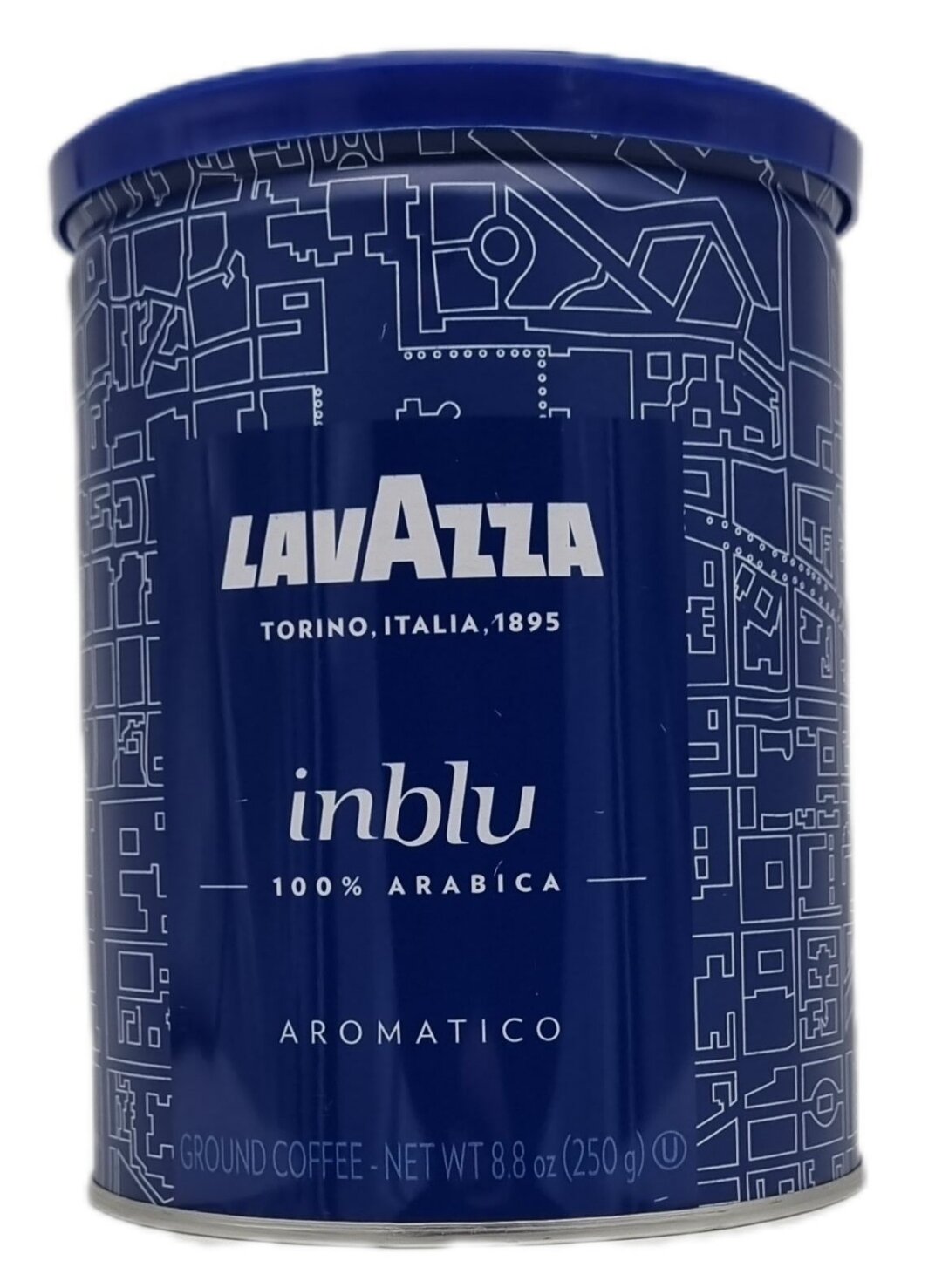 Кофе молотый Lavazza In Blu, 250 г, металлическая банка