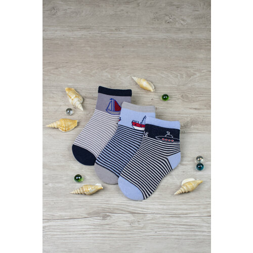 Носки Berchelli 3 пары, размер 20-22, голубой носки детские iv43485 упаковка 3 пары 20 22