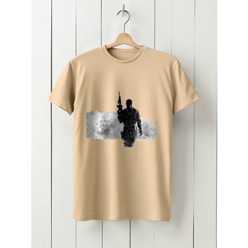 фото Футболка hypnotica, размер 3xl, бежевый