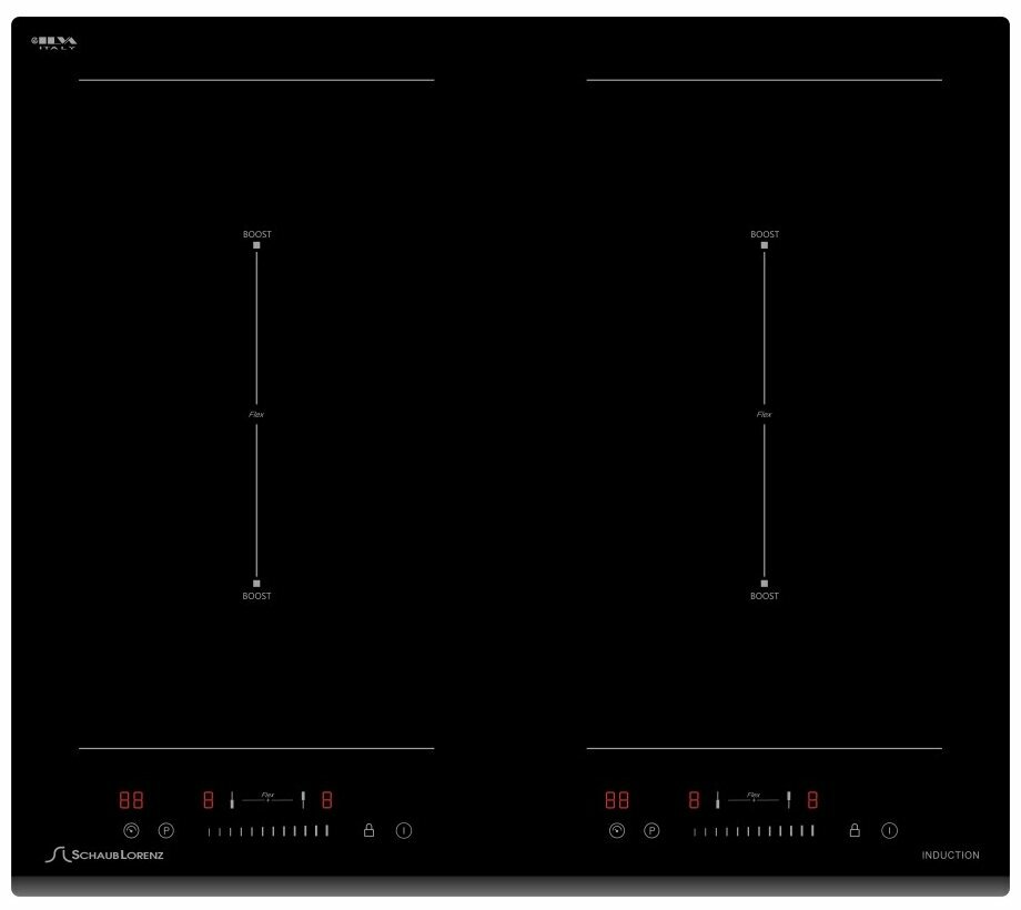 Индукционная варочная панель SCHAUB LORENZ SLK IY65S1, независимая, черный - фото №15