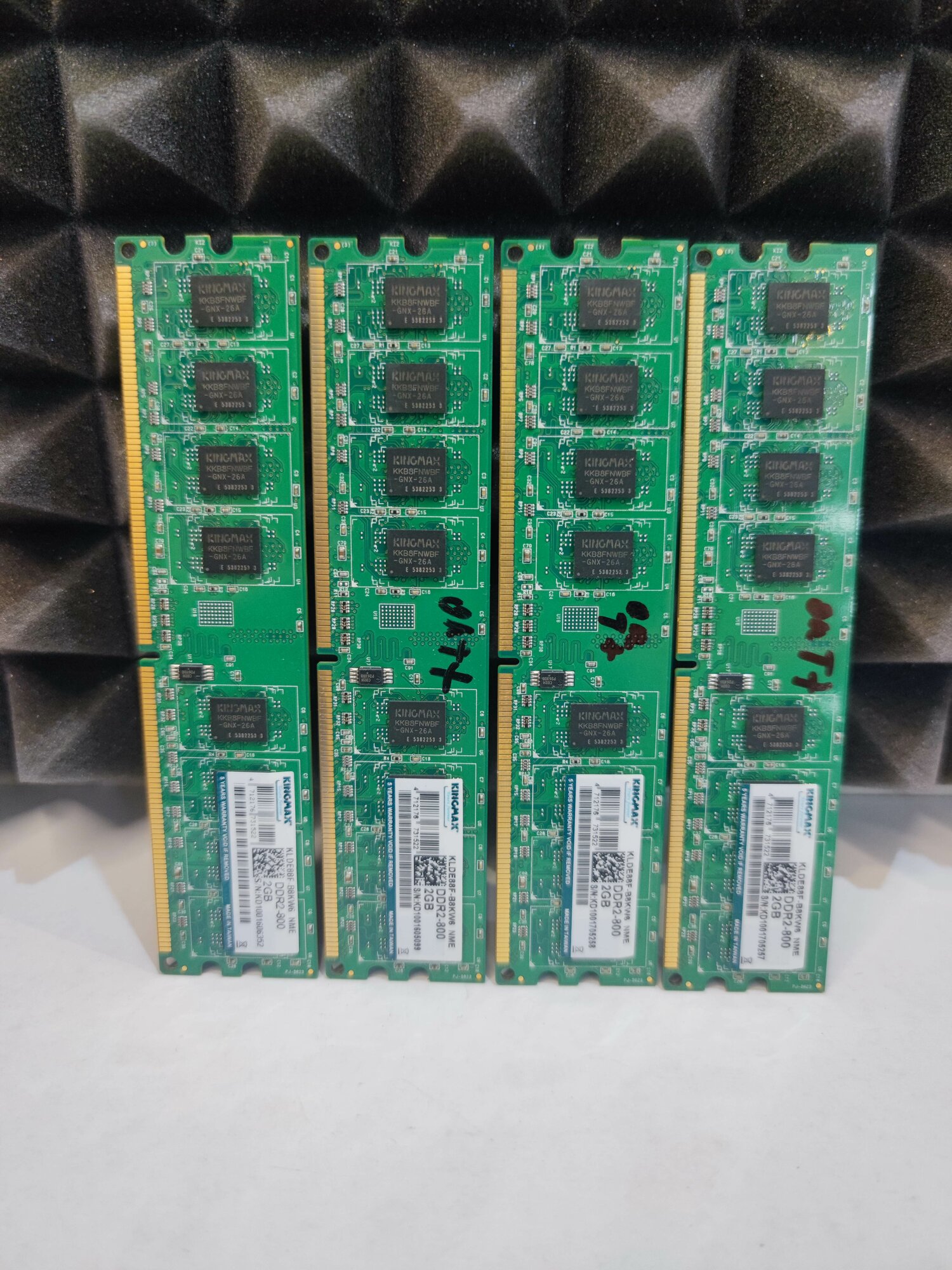 Комплект ОЗУ DDR2 4x2Gb Kingmax KLDE88F-B8KW6 NME PC2-6400 800Mhz 2Rx8