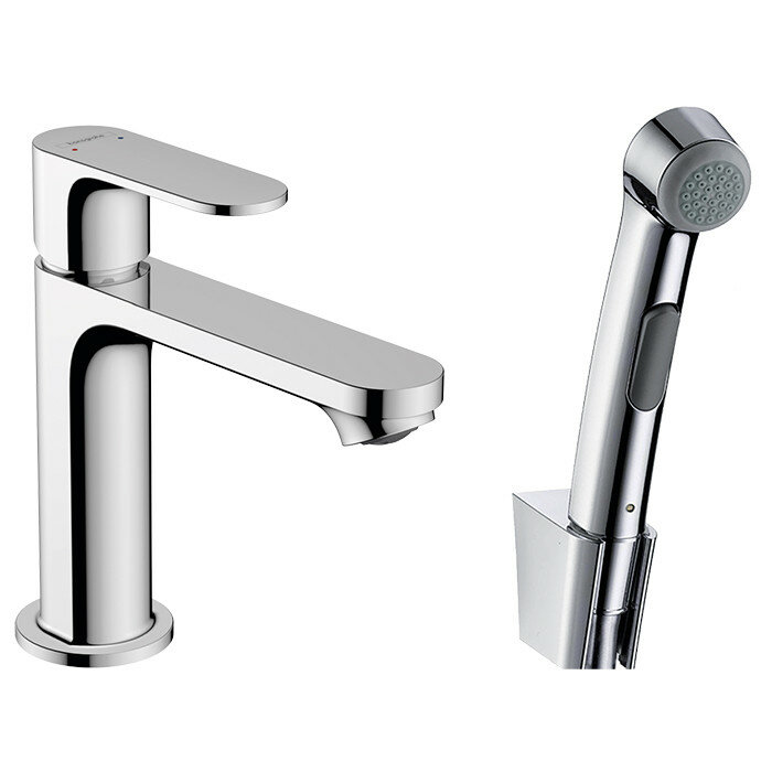 Смеситель для раковины Hansgrohe Rebris S с гигиеническим душем 72215000