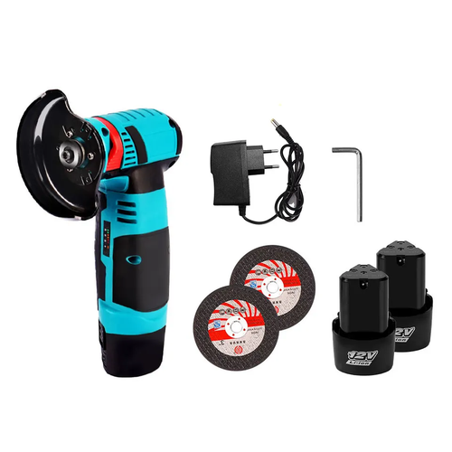 Мини болгарка угло-шлифовальная машинка 12V 2 аккумулятора 4680₽