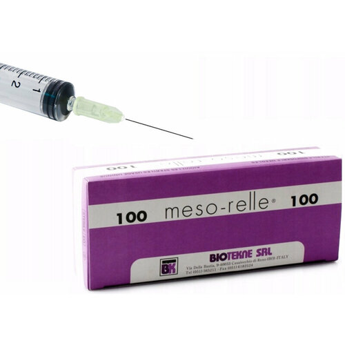 MESO-RELLE Игла для мезотерапии 30G 0,30 x 12 мм