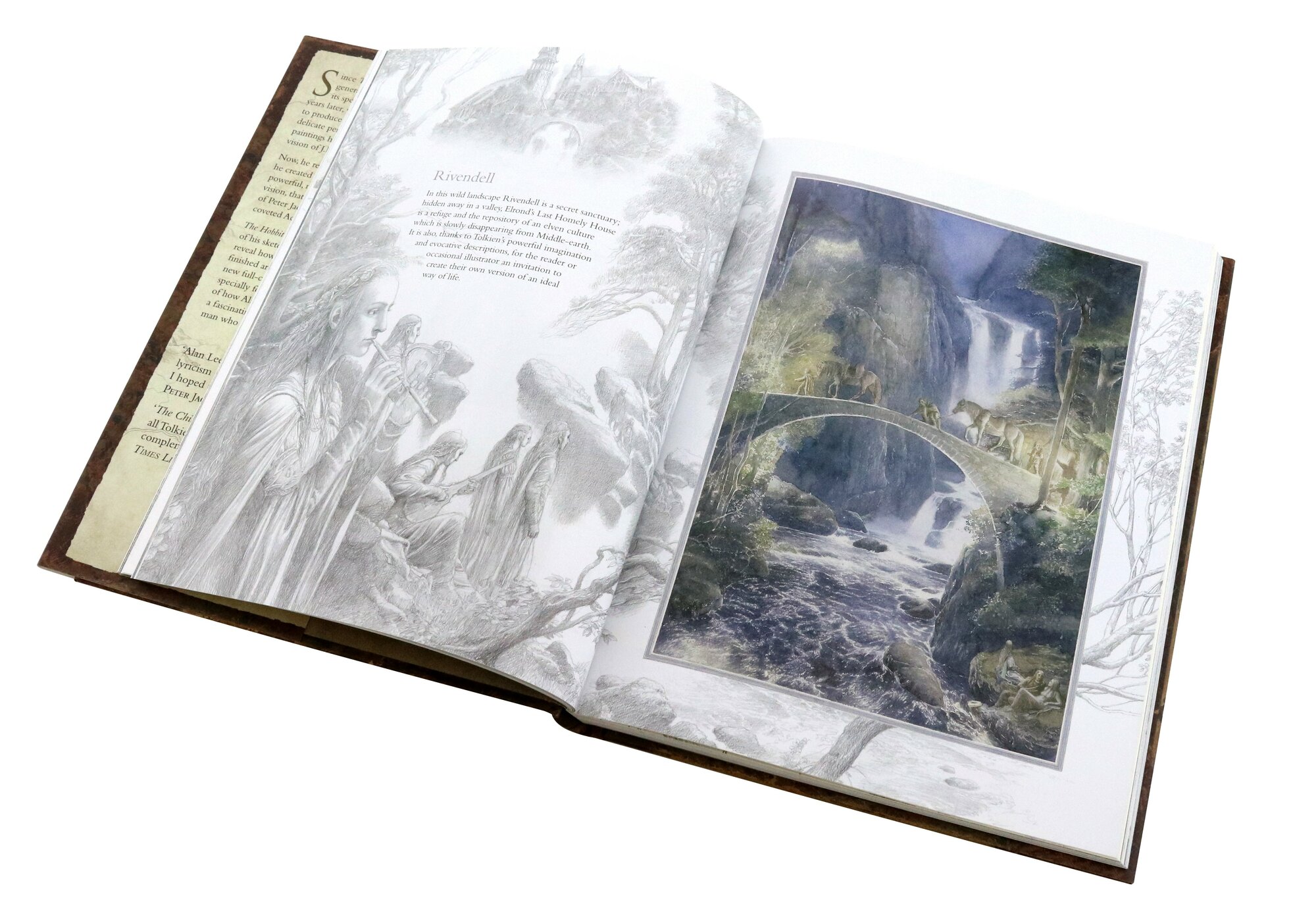 Lee Alan "The Hobbit Sketchbook" мелованная - фото №8