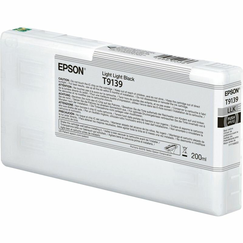 Картридж для струйного принтера EPSON T9139, Light Light Black (C13T913900)