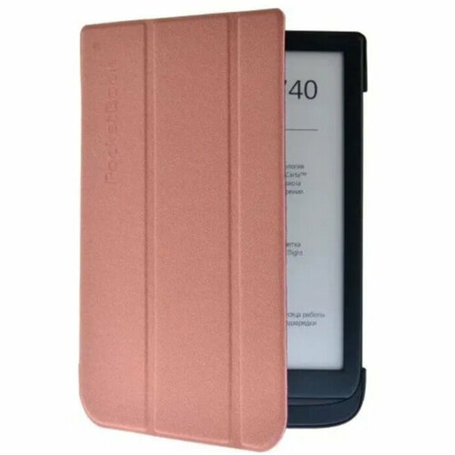 PocketBook Чехол для книги PocketBook 740 розовый (PBC-740-PNST-RU) чехол для планшета pocketbook 740 pbc 740 bkst ru чёрный