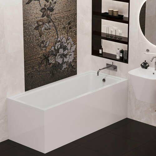 Ванна акриловая Apeggo Gaudi 17070 см белая GG50002WH 36720₽