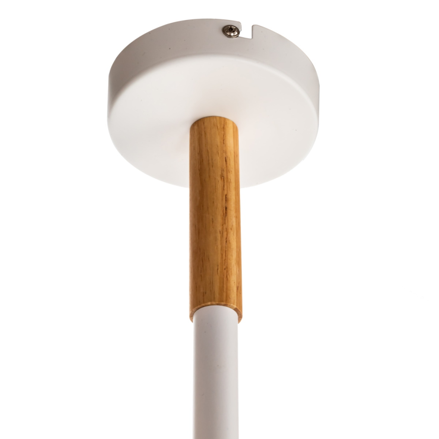 люстра потолочная LAMPLANDIA Anabel 5х60Вт Е27 металл белая - фото №17