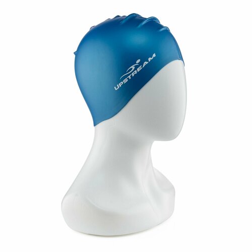 Шапочка для плавания детская для бассейна UPSTREAM, силикон