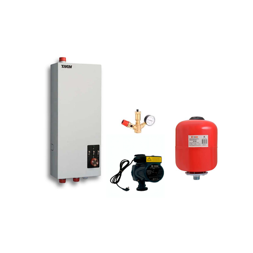Электрический котел TAEN NOVA 9 кВт производство ZOTA насос TAEN 254 с кабелем TAEN Группа безопасности Бак HT-8V TN-1009бак TAEN набор 23838₽