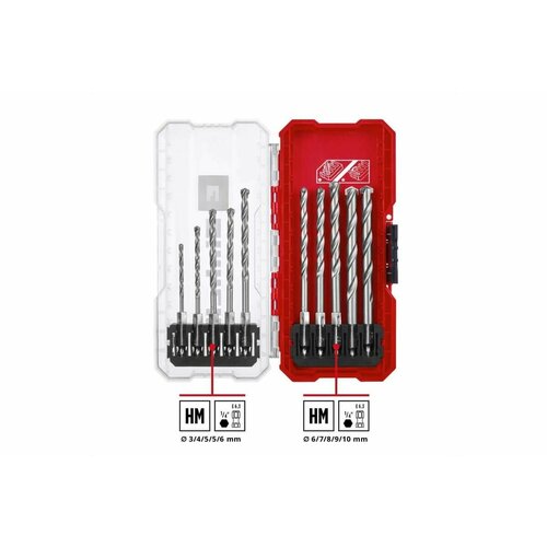 Набор сверл Einhell 10 штук3-10 мм по камню 1080₽