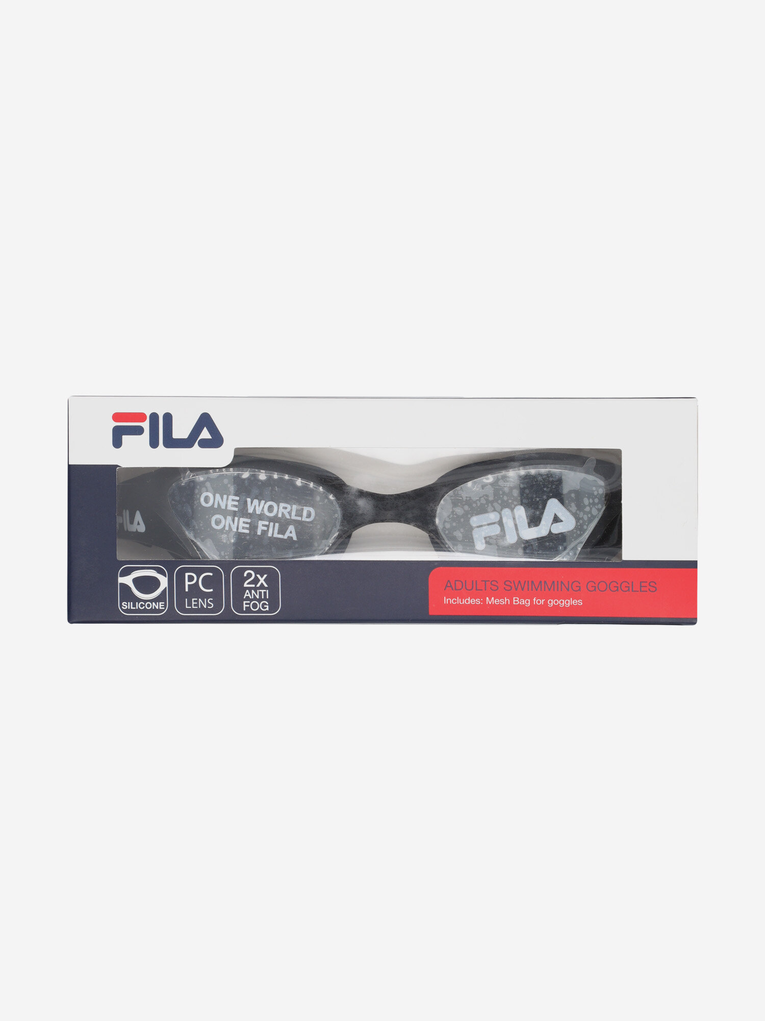 Очки для плавания FILA Attivo Черный; RU: Без размера, Ориг: one size