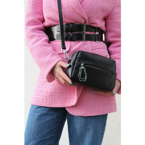 Сумка кросс-боди BAG irafrail, фактура гладкая, матовая, черный