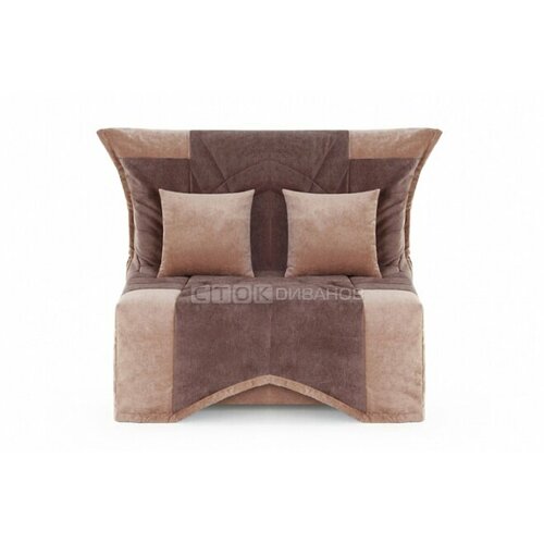 Кресло-кровать Августин Brown 72 см, механизм аккордеон на металлокаркасе