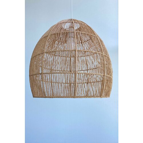 Светильник плетеный из листьев пальмы, D 45
