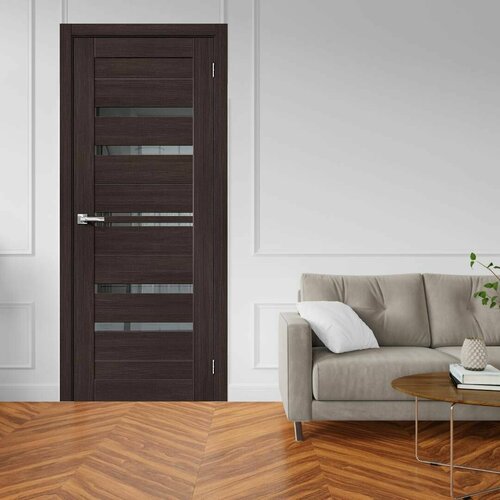 Межкомнатная дверь BV 30 Wenge 600х2000 с зеркалом (комплект)