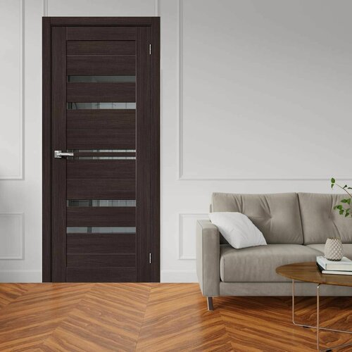 Изображение товара Межкомнатная дверь БВ 30 Венге 800х2000 с зеркалом (комплект)