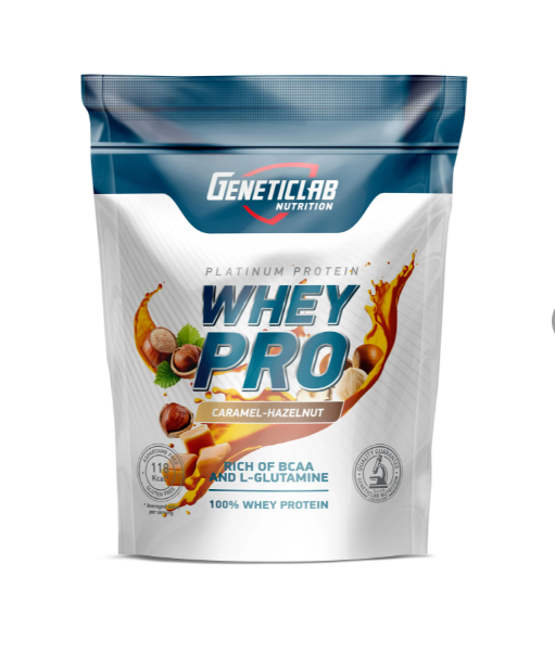 Geneticlab WHEY PRO 1000 г (Карамель-фундук)