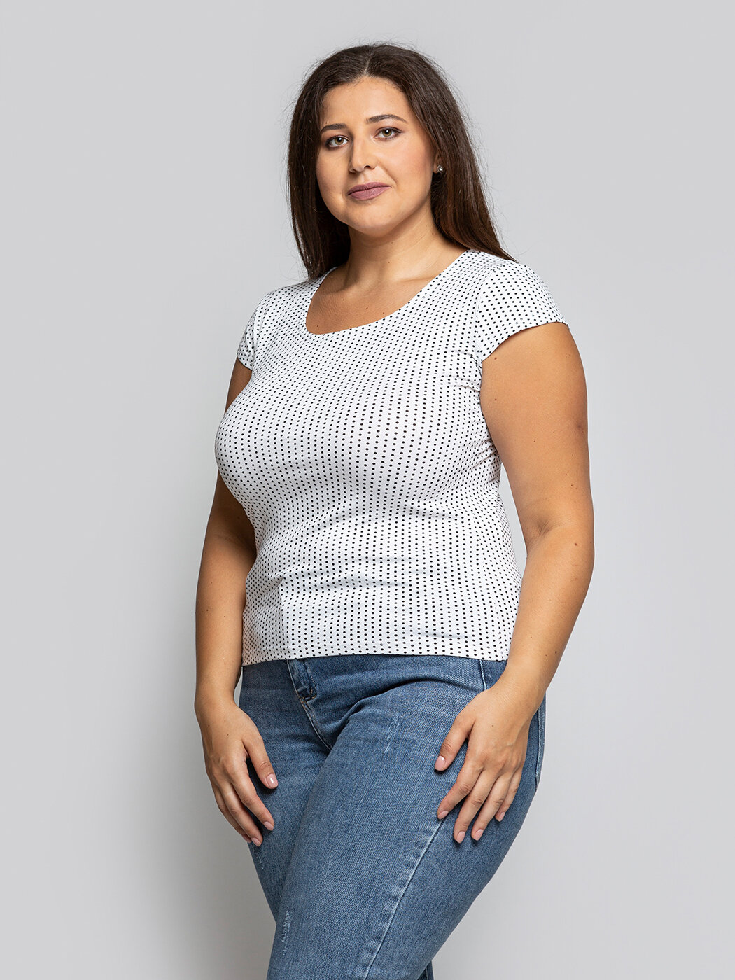 Футболка Magic lady  размер 62  серый  белый  черный