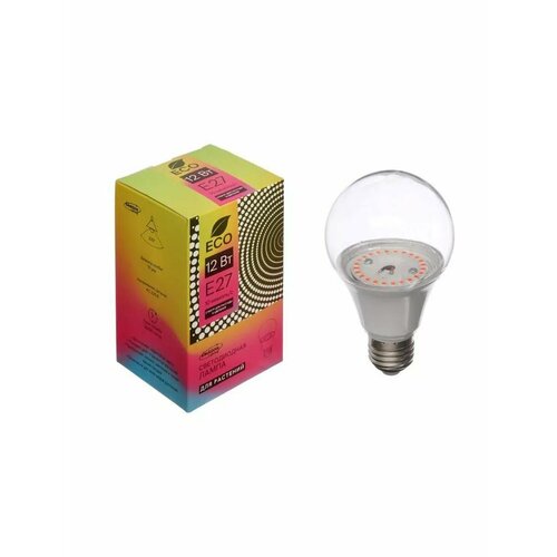 Фитолампа светодиодная А60 E27 9 Вт IP44 220 В 270 754₽