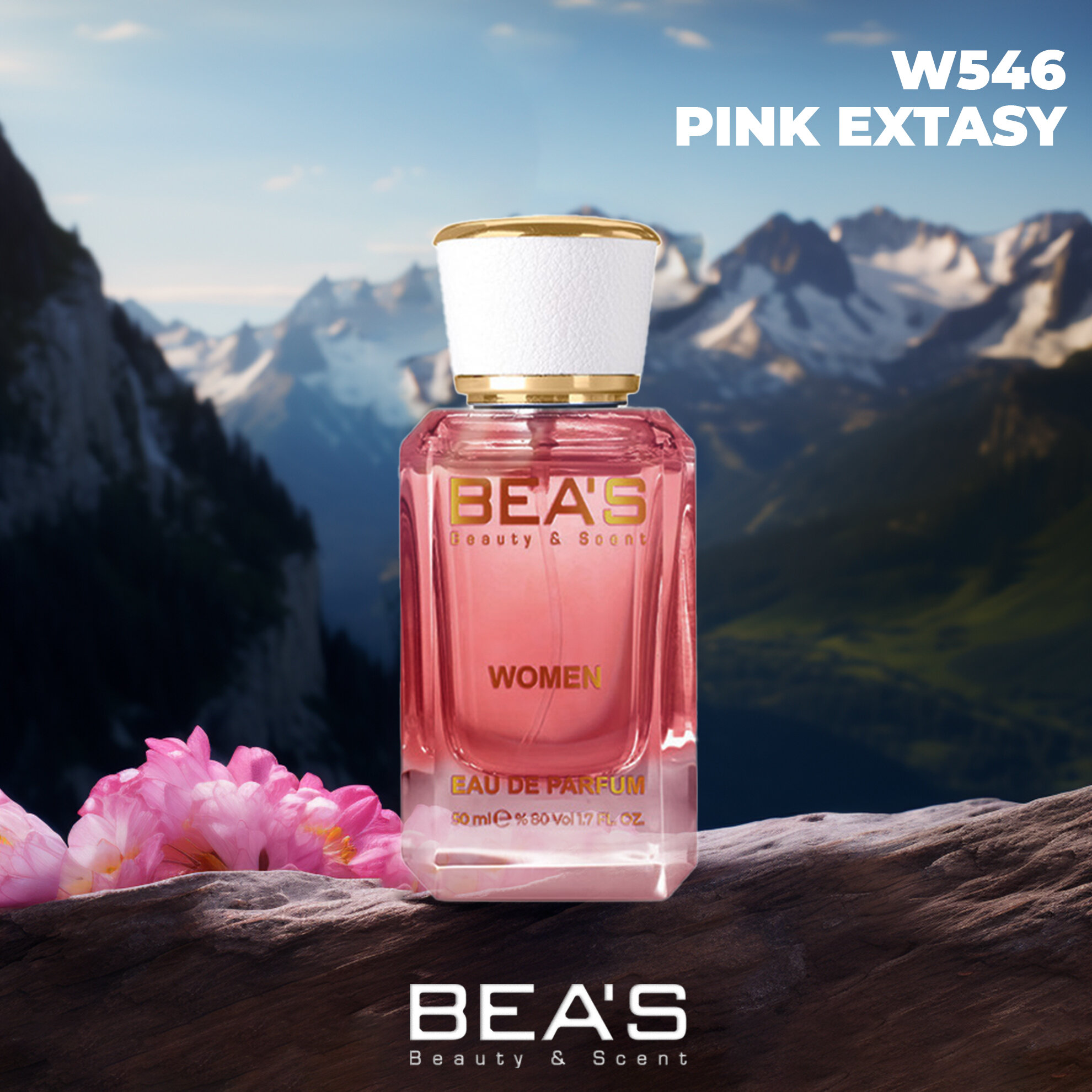 Парфюмерная вода женская Pink Extasy Пинк Экстези W546 edp 50 мл