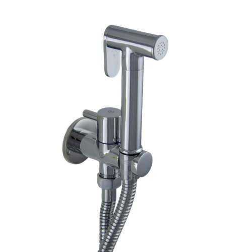 Смеситель моно с гигиенической лейкой SANTREK AQUA-1056 PRESTIGE SAP-1056 шар d-25 встраиваемый хром 2743₽