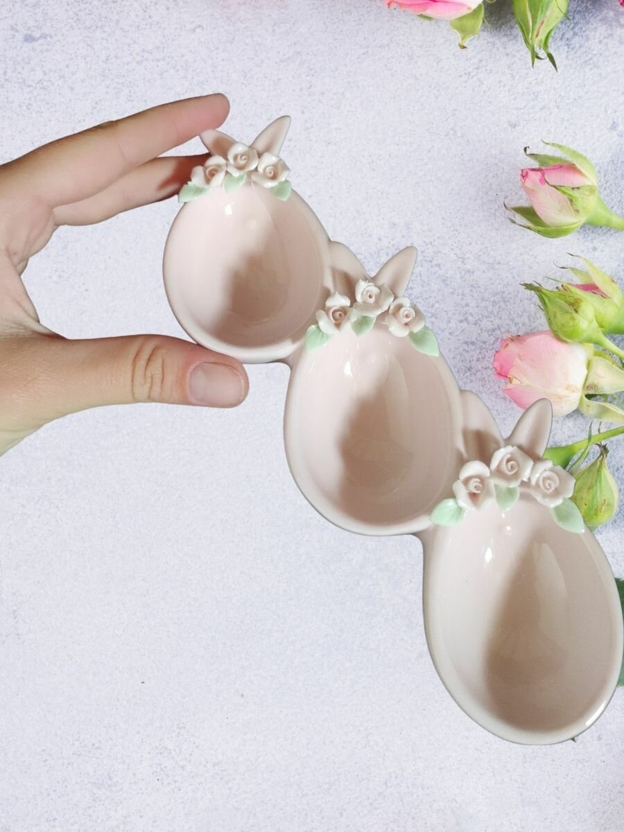 Менажница "Кролик" 3 ячейки — фото 1