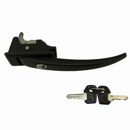 Ручка двери боковой наружная УАЗ 452 с ключом усиленная чёрная упрз 1119₽