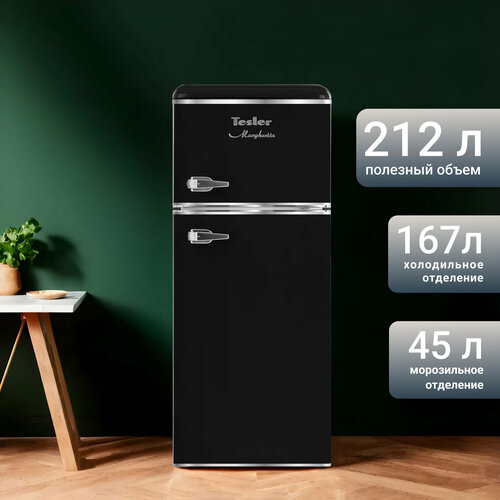 Холодильник TESLER RT-217 BLACK 4557500₽